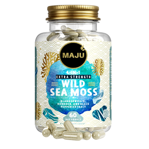 Wild Sea Moss, Raw Dried — MAJU Chondrus Crispus Whole Leaf - Thumbnail 1
