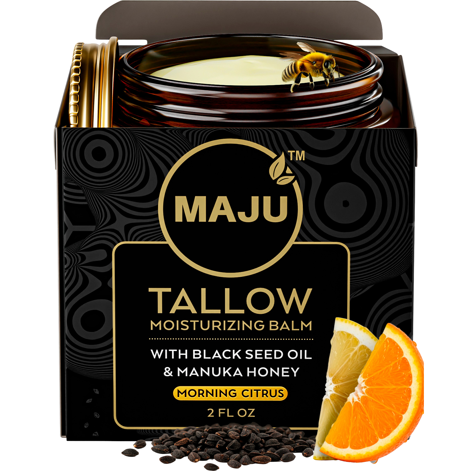 Maju's Tallow Black Seed Honey Balm - Image 1