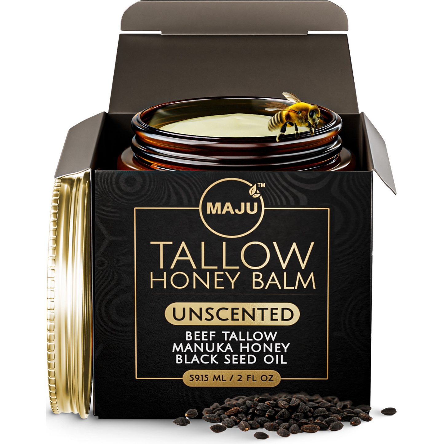 Maju's Tallow Black Seed Honey Balm - Maju Superfoods