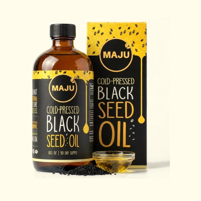 Black Seed Oil 16oz, Cold-Pressed — MAJU Nigella Sativa