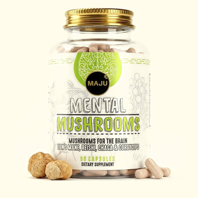 Mushroom Complex Capsules 90ct — MAJU Lion's Mane, Chaga, Cordyceps & Reishi