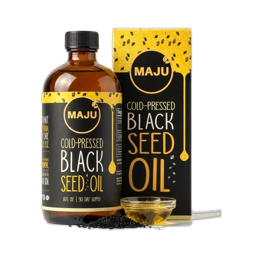MAJU Black Seed Oil 16oz bottle with box