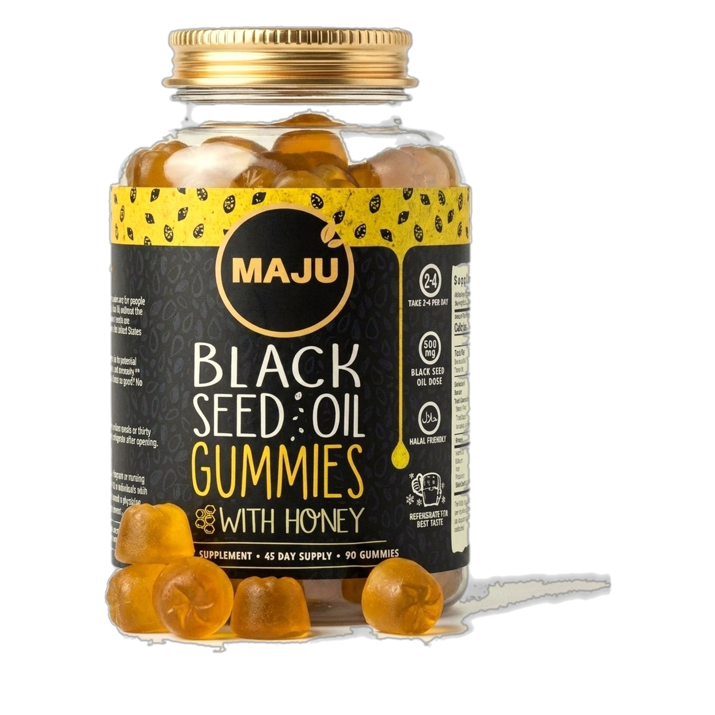 MAJU Black Seed Oil Gummies jar