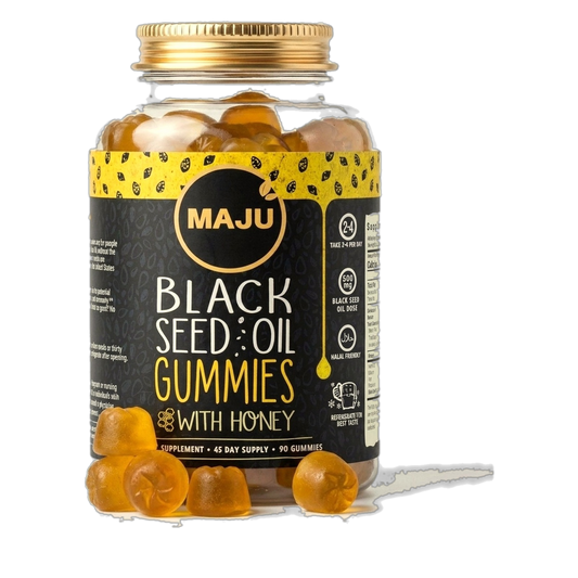 MAJU Black Seed Oil Gummies jar
