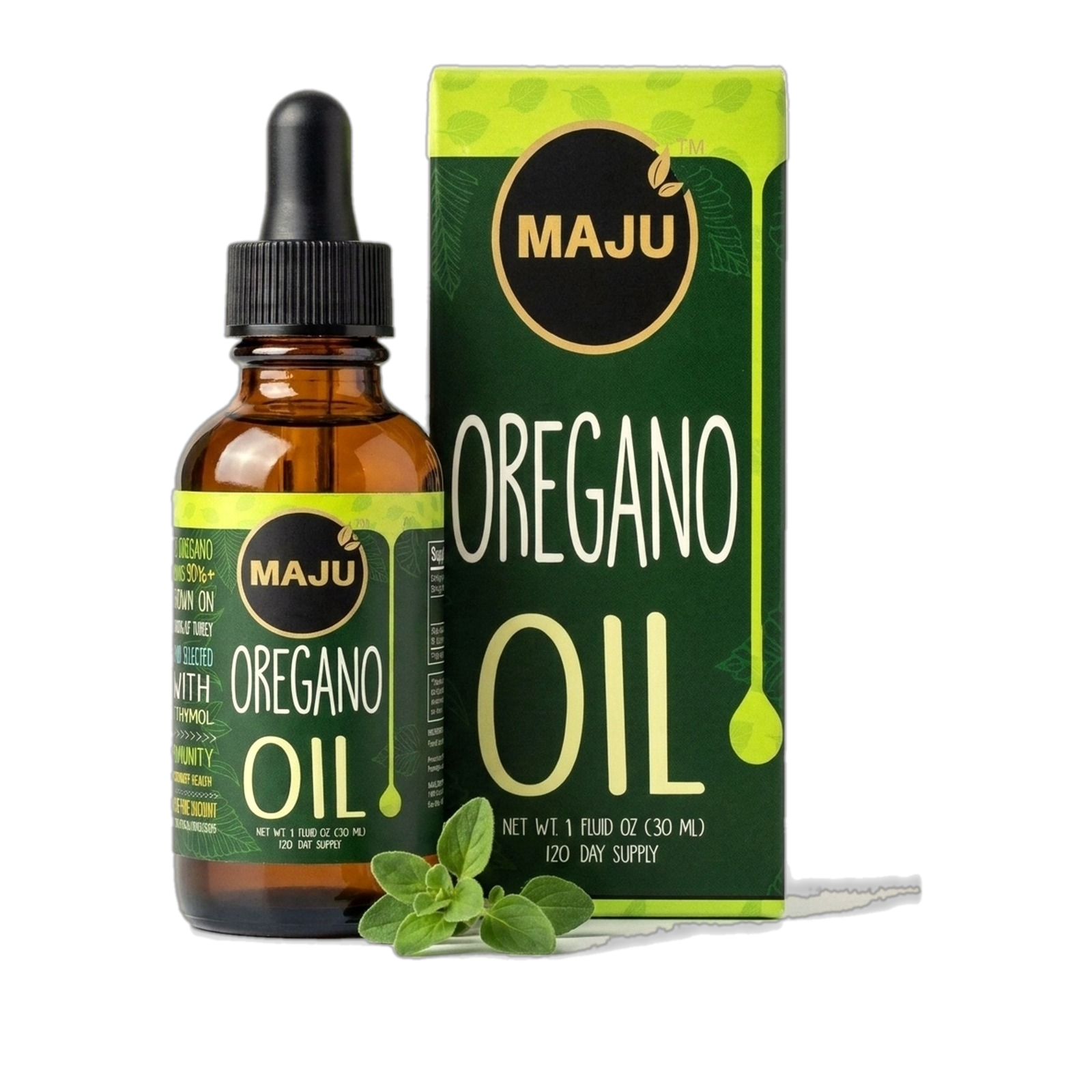 Oil of Oregano 1oz — MAJU Wild-Grown High-Carvacrol - Image 1