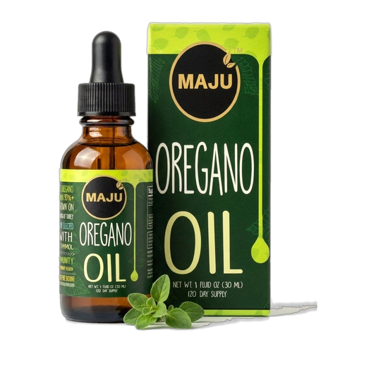 MAJU Oil of Oregano 1oz bottle with box