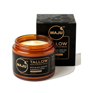 Beef Tallow Balm — MAJU Grass-Fed with Manuka Honey, Face & Skin Moisturizer - Thumbnail 1