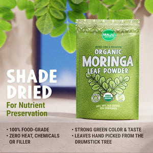 Organic Moringa Powder (1 lb) - Thumbnail 2