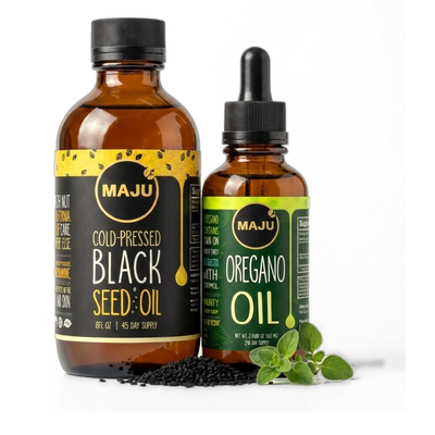 Black Seed Oil & Oregano Oil Supplement Bundle