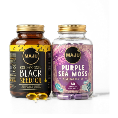 Black Seed Oil & Purple Sea Moss Capsule Bundle