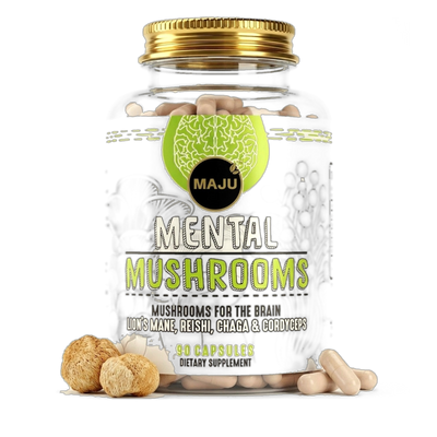 Mushroom Complex Capsules 90ct — MAJU Lion's Mane, Chaga, Cordyceps & Reishi